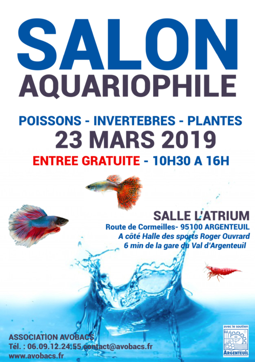 Bourse Aquariophile Avobacs - 23 Mars 2019